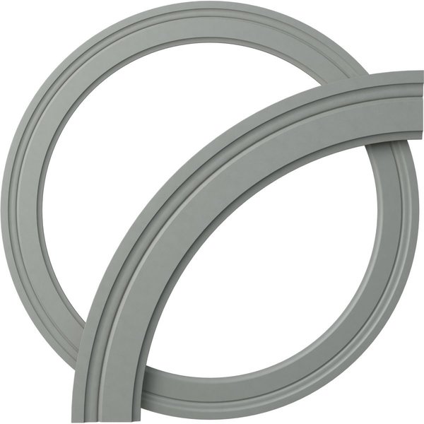 Ekena Millwork 29 3/4-in. OD x 23 3/4-in. ID x 3-in. W x 3/8-in. P Monique Ceiling Ring Kit CRK29MO